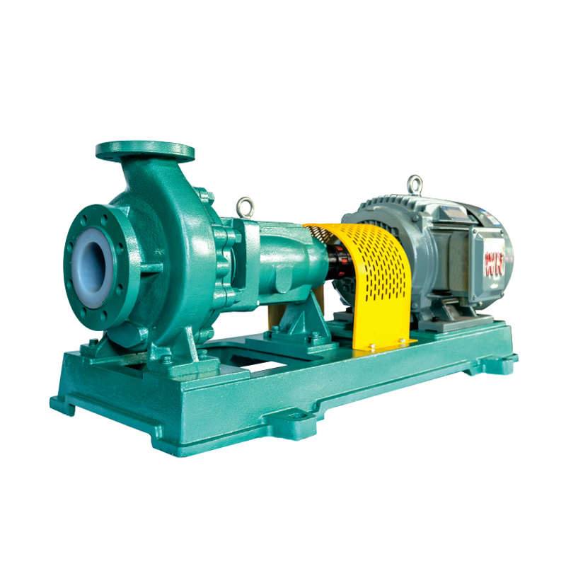 Pompe centrifuge chimique à revêtement unique et à aspiration unique IHF